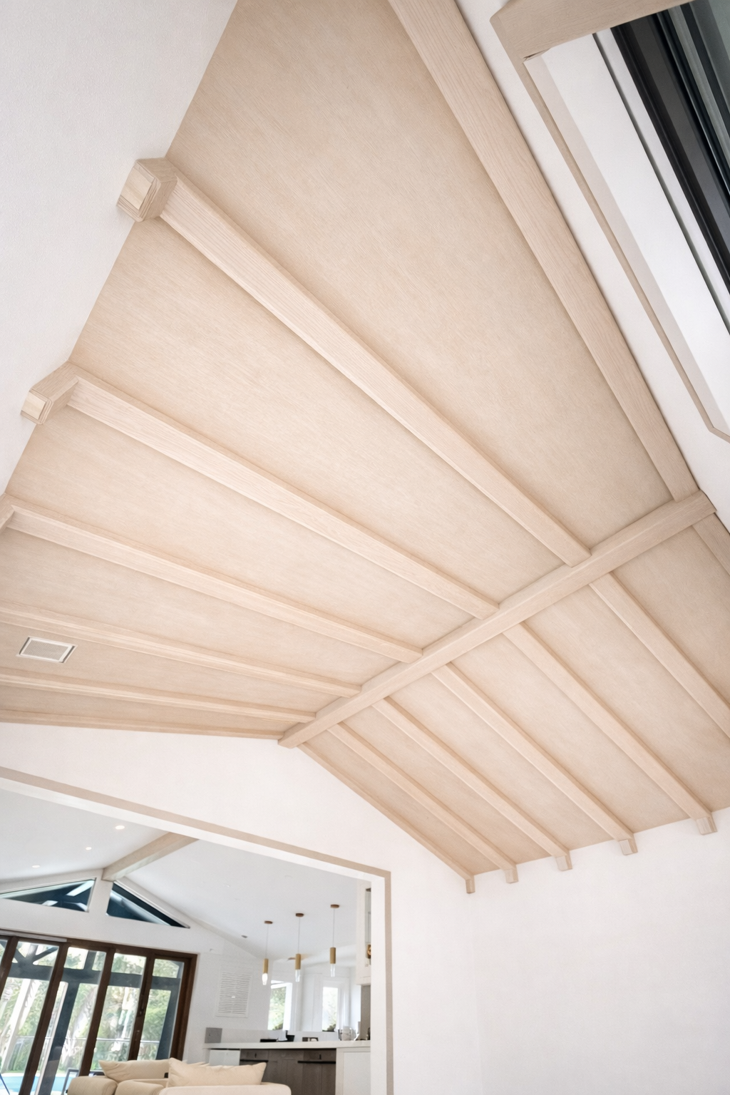 Vaulted ceiling beams architectural carpentry Jacksonville FL